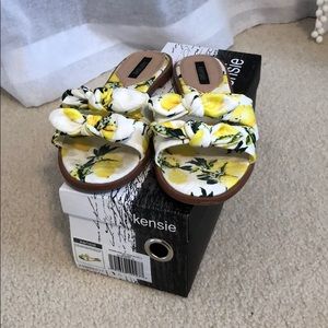 Kensie lemon sandals